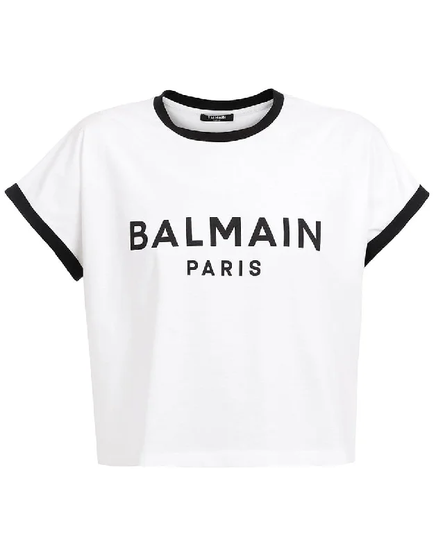 Cropped Balmain T-Shirt