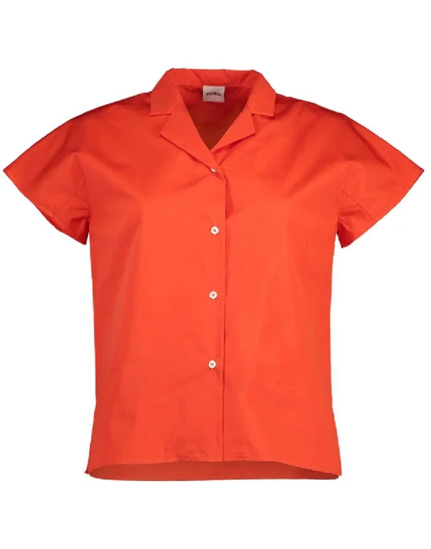 Camica Short Sleeve Top - Vermilion