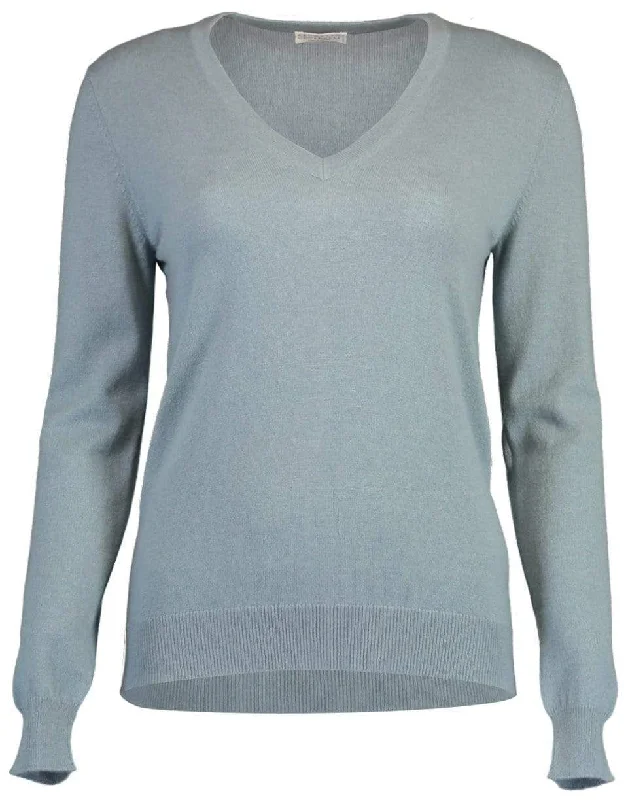 Cashmere Basic V-Neck Top