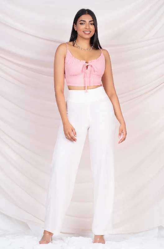 High Waist Wide Leg Pant