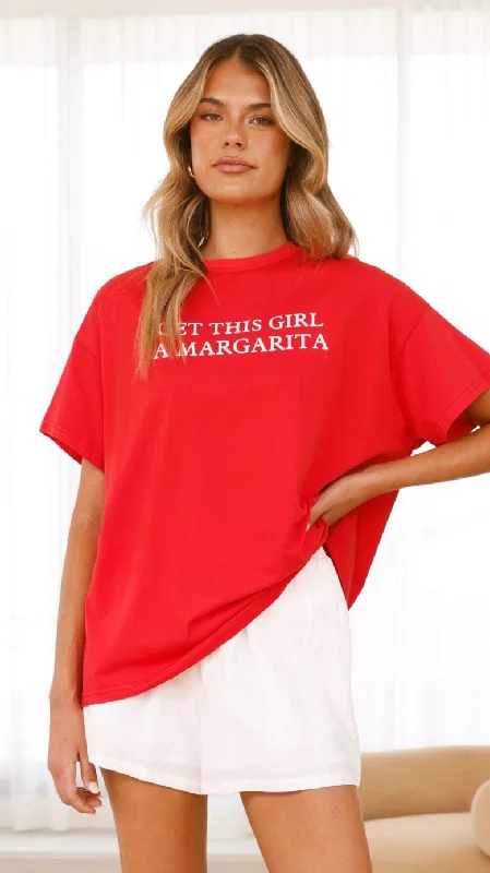 Margarita Tee - Red