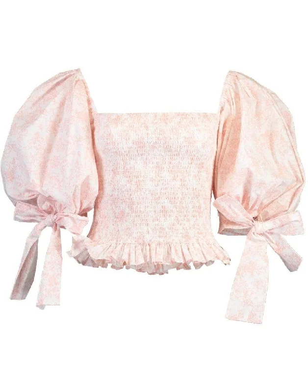 Blush Classic Toile Parker Top