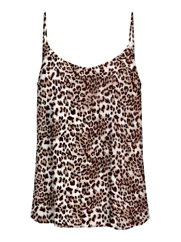 Simply Easy Singlet Top - Leopard print