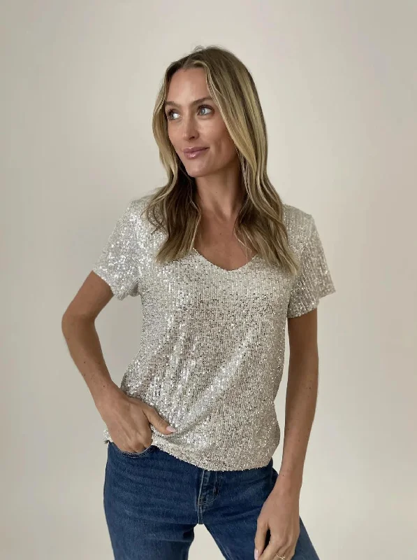 Anna Sequin Top