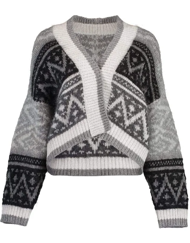 Short Jacquard Opera Cardigan