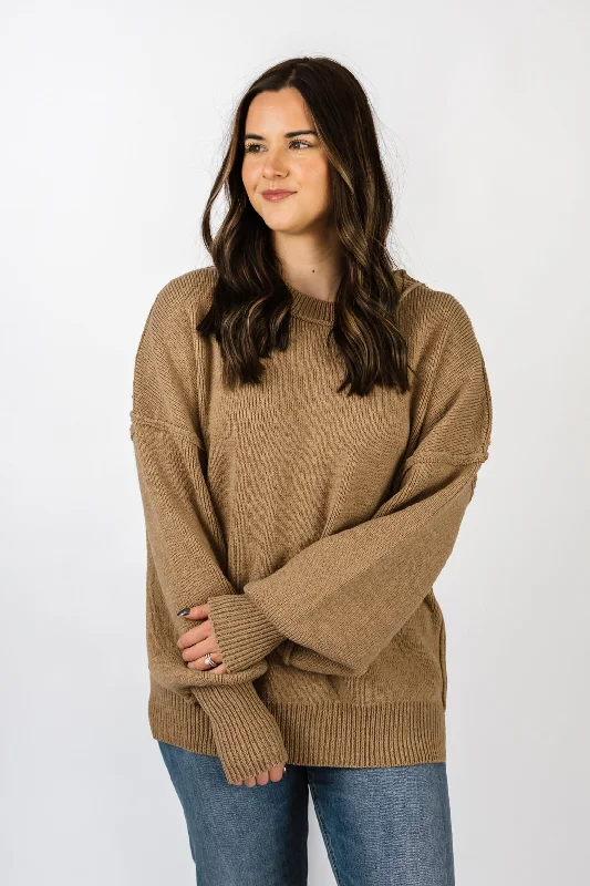 Cora Oversized Sweater | Mocha