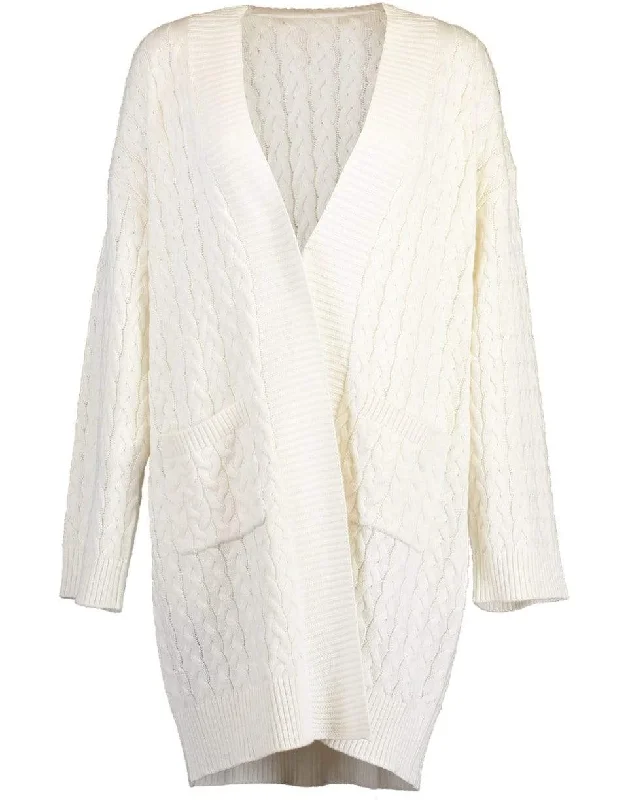 White Mirna Cardigan