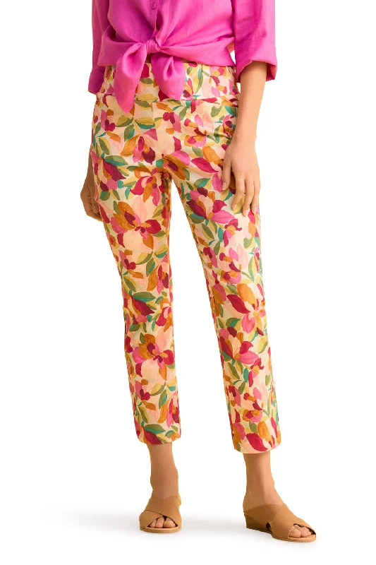 Printed Pant - Rococo White Print