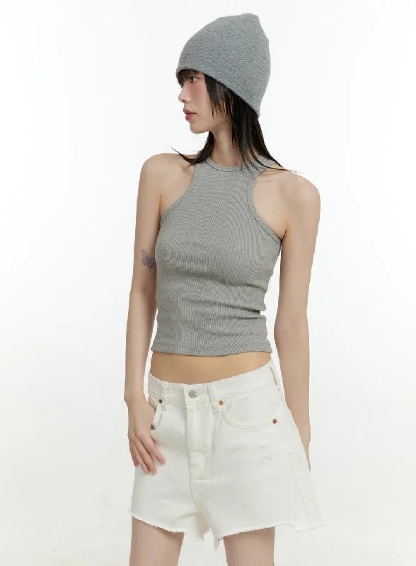 Solid Sleeveless Tank Top CG401