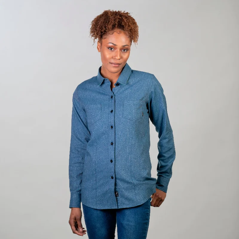 Women's Cascade Shirt - Biscayne Blue Twill