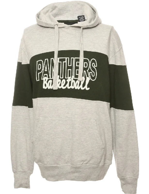 Grey Panthers Hooded Sports Sweatshirt - XXL