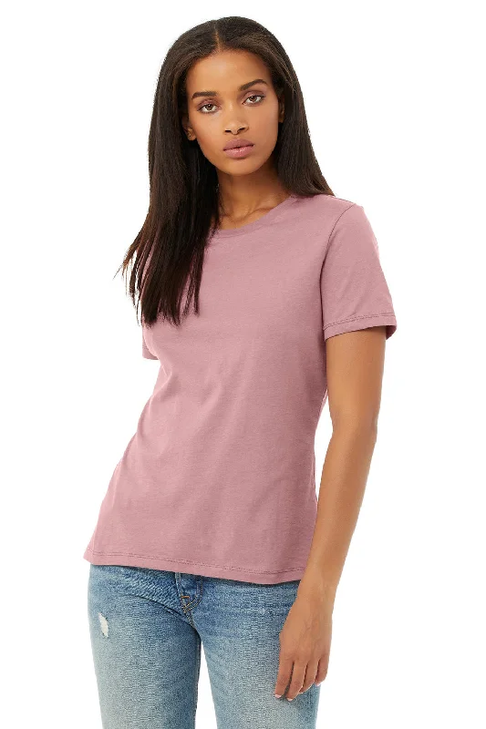 Bella + Canvas Womens Relaxed Jersey Short Sleeve Crewneck T-Shirt - Orchid