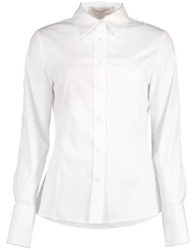 White Long Sleeve Button Down Shirt