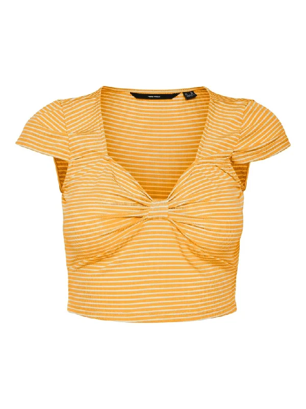 YELLOW/WHITE STRIPE