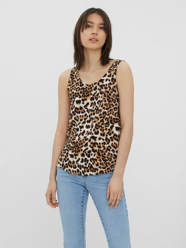 Simply Easy Tank Top - Leopard