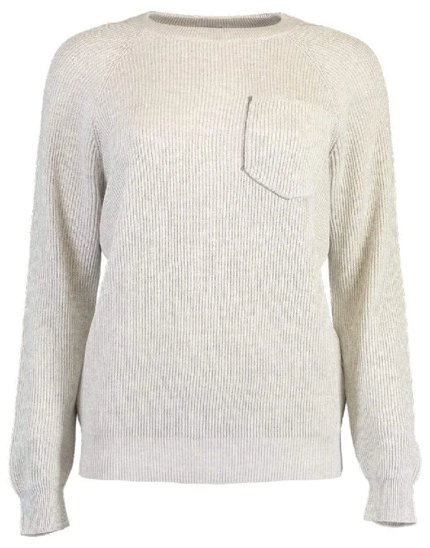 Monili Pocket Ribbed Crewneck