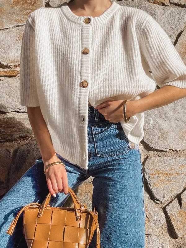 Margaux Button Down Knit Top