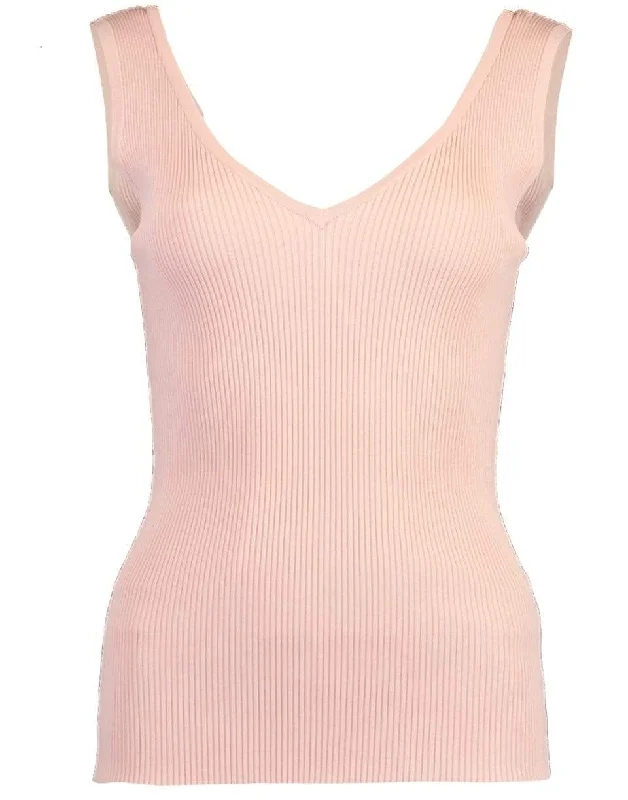 Dusty Pink Cassia V Neck Tank